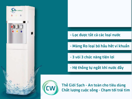 may loc nuoc ro hydrogen clean world nong lanh nguoi2 - Máy lọc nước RO-Hydrogen Clean World Nóng-Lạnh-Nguội